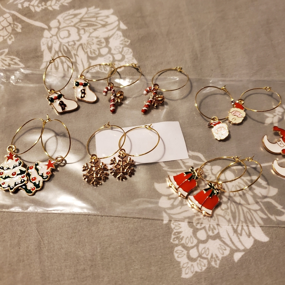 Christmas earrings